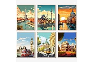 Arttoplus Paint by Numbers: Transform Your Home into a Cityscape Masterpiece