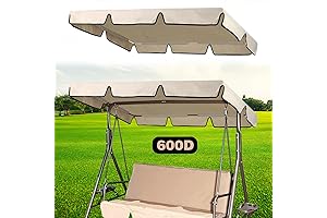 Replacement 75 X 45 Swing Canopy, Durable Outdoor Swing Canopy Cover, Waterproof, Sunshade, and Rainproof