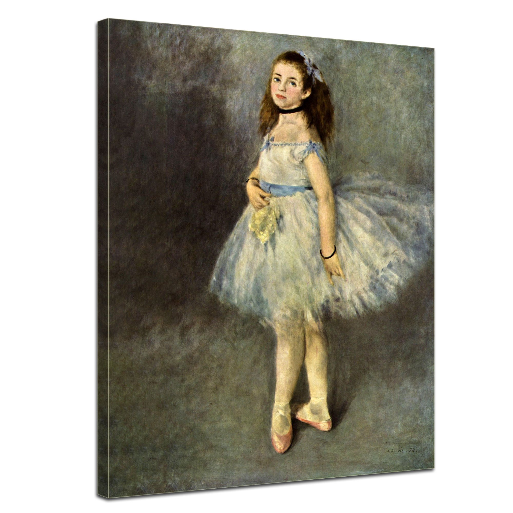 tela immagine - Pierre-Auguste Renoir - Il ballerino 90x120cm Grande - Antichi Maestri Immagine del telaio a Cuneo - tela immagine Antichi Maestri Pittura Tela fotografica Immagine su tela