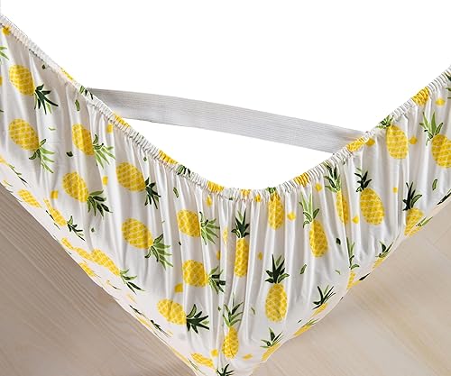 Miniatura 4 de Elegant Comfort Sábanas suaves de lujo con patrón de piña, 1500 hilos, microfibra de alta calidad, suave, resistente a las arrugas y a la