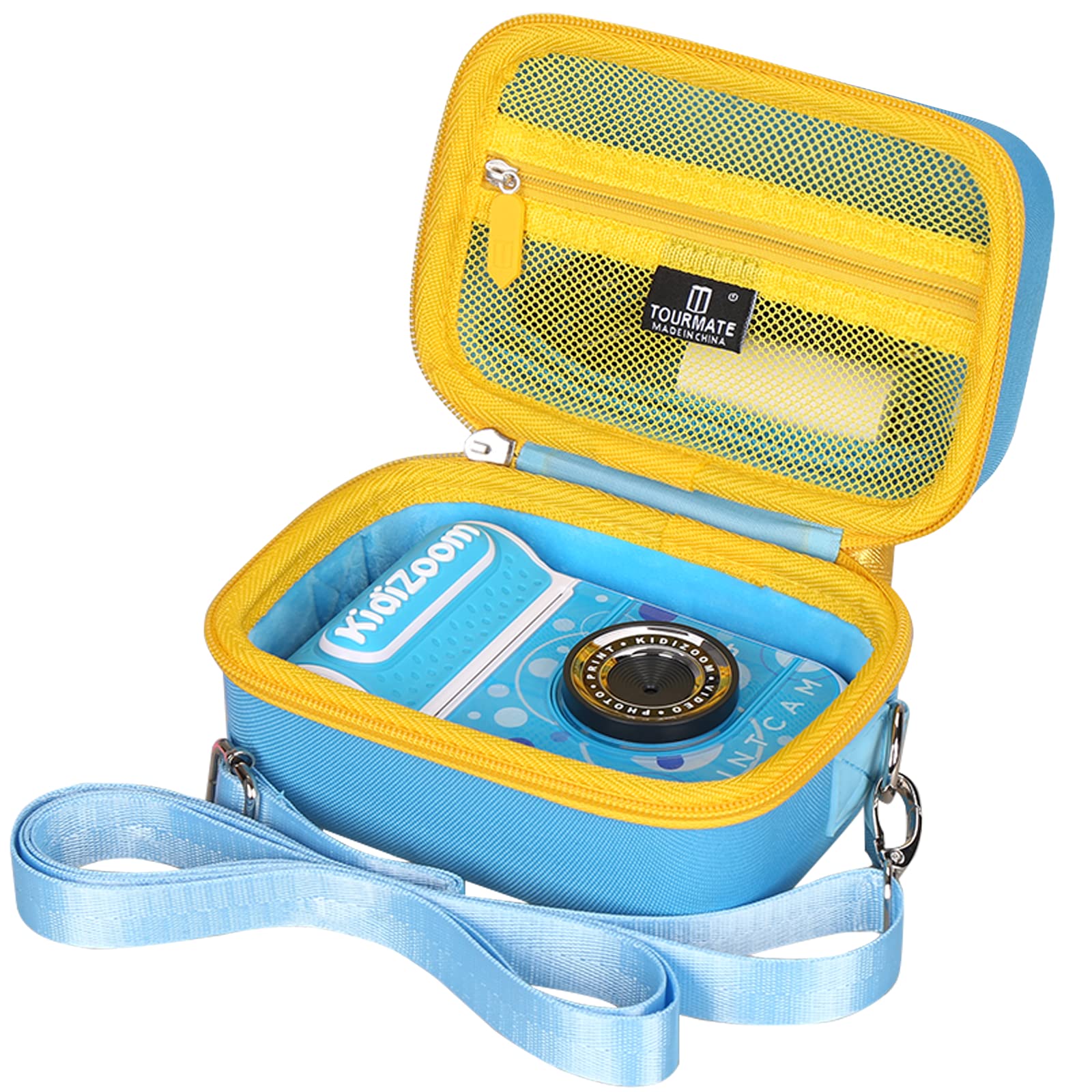 TourmateKids Instant Camera Case for VTech KidiZoom PrintCam, Travel Storage Shell for VTech KidiZoom PrintCam Refill Paper Pack Accessories (Case Only, Blue)