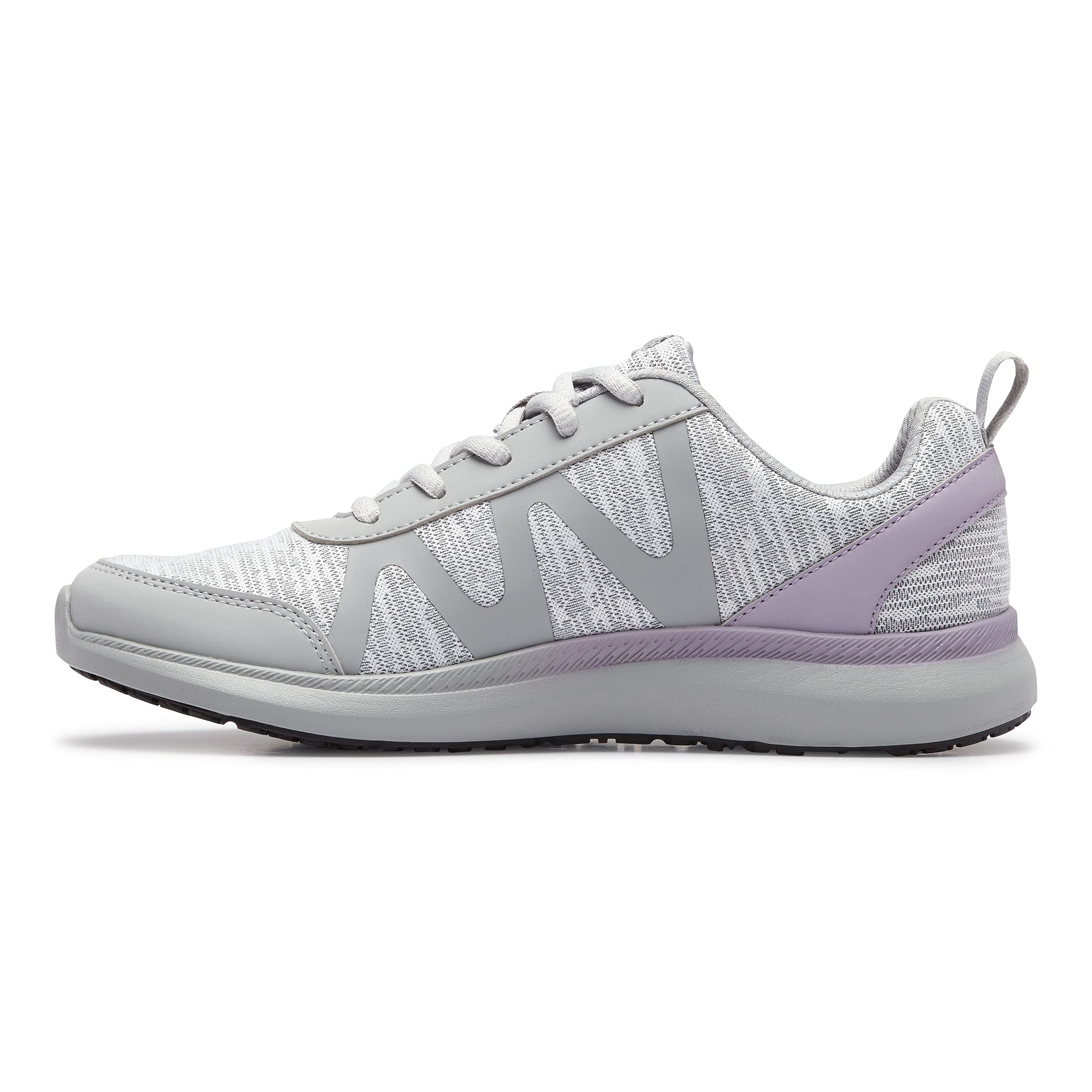 Vionic Pro Women's Simmons Kiara Service Sneakers- Supportive Lace-up Slip Resistant Shoes That Include Three-Zone Comfort with Orthotic Insole Arch Support, Medium and Wide Fit