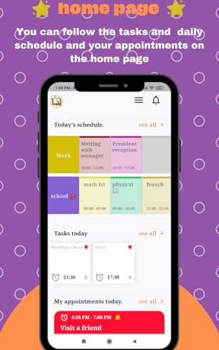 schedule, and daily tasks