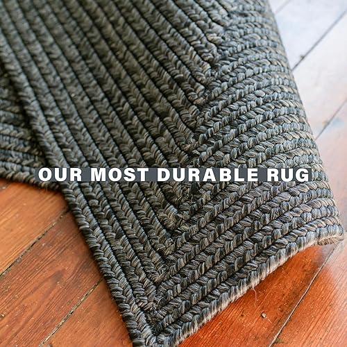 Miniatura 10 de Homespice Black Forest - Alfombras pequeñas para entrada, 16 x 24 pulgadas, ovaladas, ovaladas, alfombras de cocina ovaladas, alfombra lavable para