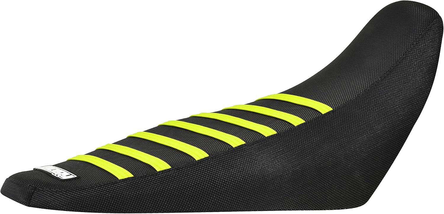 Enjoy Mfg Seat Cover - Compatible with Honda Navi Pocket Bike #363 (Black w/Red Ribs)