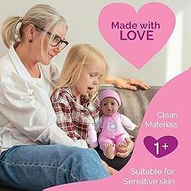 Adora Sweet Baby - 11 Soft & Cuddly Baby Doll, Realistic Features, Gentle Scent, Machine Washable, Lightweight & Easy to Hold | Adorable Playmate (Blossom)