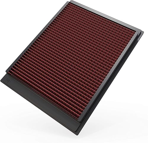 Miniatura 1 de K&N Filtro de aire del motor: Aumenta la potencia y remolque, lavable, Premium, Filtro de aire de repuesto: Compatible con Land Rover 2004-2017