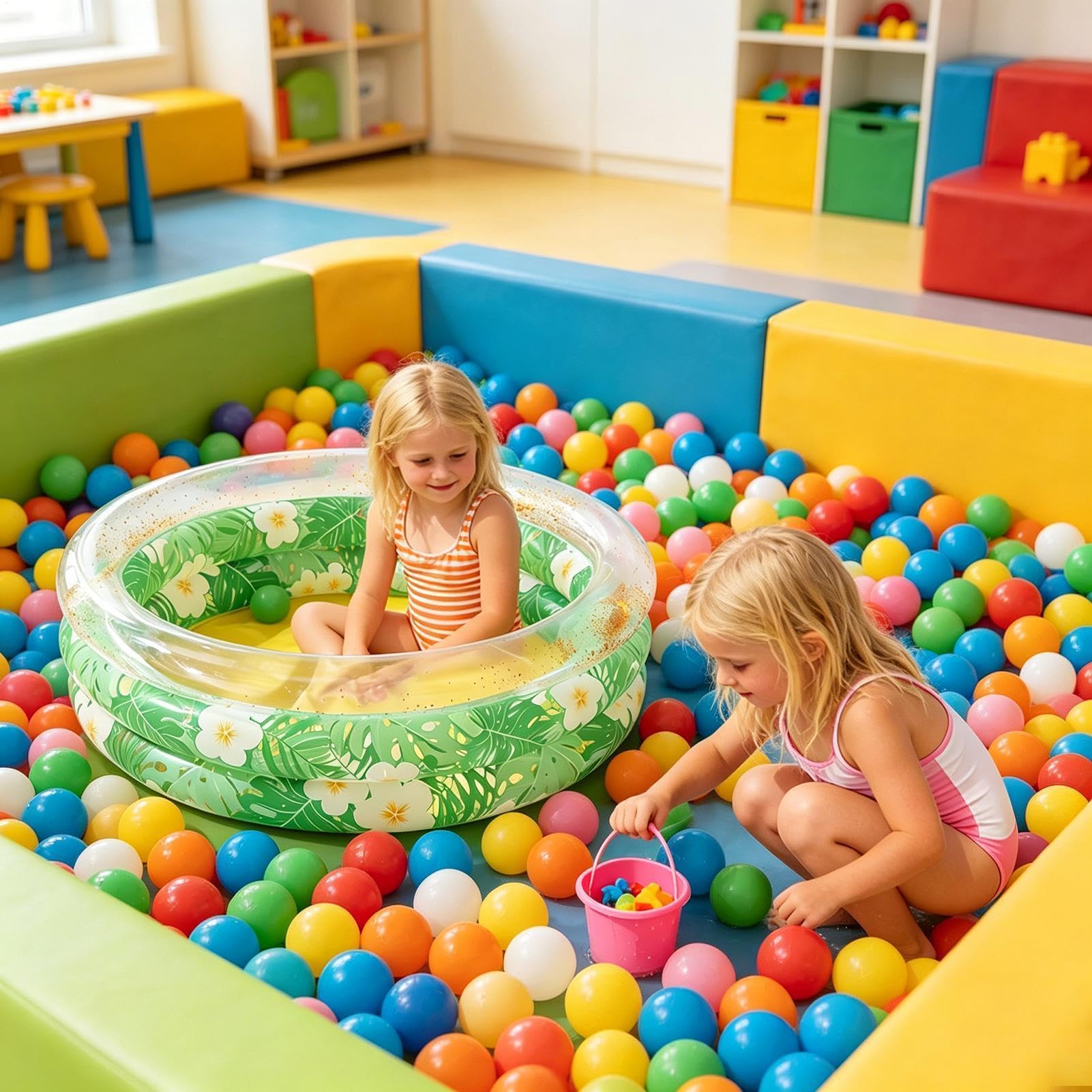 Piscinas Para Niños Parque De Bolas Lúdico Veraniego A Prueba De Fugas