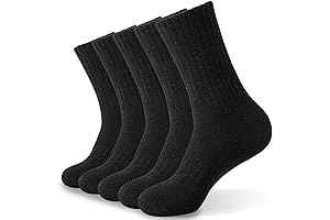 Josnown Warm Boot Socks for Men 5 Pairs
