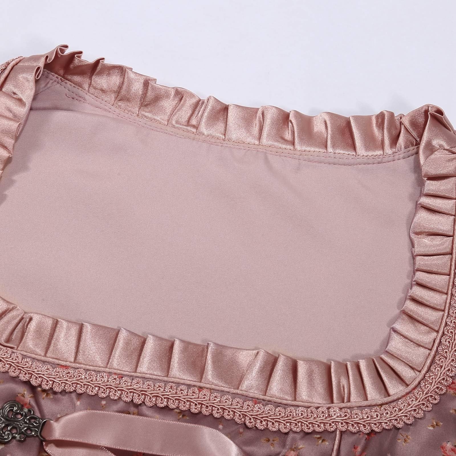 Didadihu Dirndlkleid 2 Teilig Damen Dirndl Midi Trachtenkleid Mit Schürze Oktoberfest Trachten Outfit Damen Dirndl Kleid Trachtenmode