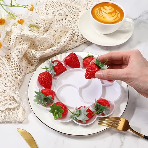 Miniatura 4 de 24 bandejas de huevos de Pascua deviled bandeja de plástico para huevos con ranuras para huevos, soporte decorativo para exhibición de huevos de