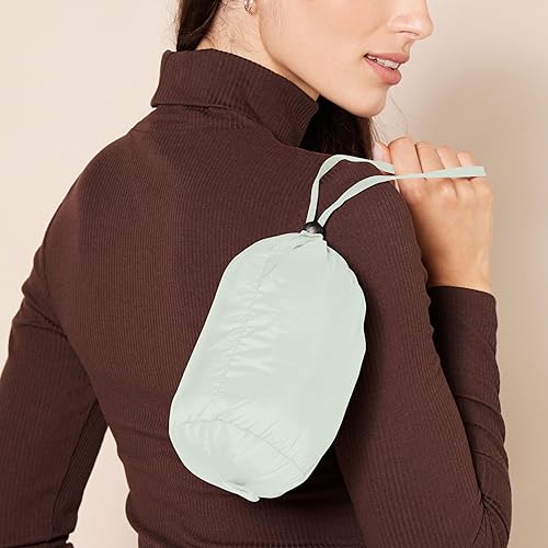 Miniatura 41 de Yaxa Essentials - Chaqueta acolchada, ligera, de manga larga, resistente al agua y plegable, para mujer (disponible en tallas extragrandes)