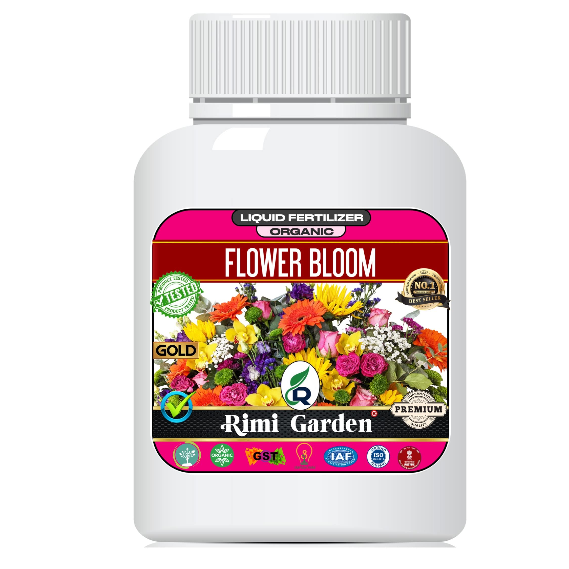 Rimi Garden® Flower Bloom Premium Essential Powerful Organic Liquid Fertilizer for Maximizing Flowers in Outdoor and Indoor Plants with Flowering Nutrients. (100 ml) (B0BNYQSW73) Amazon Price History, Amazon Price Tracker