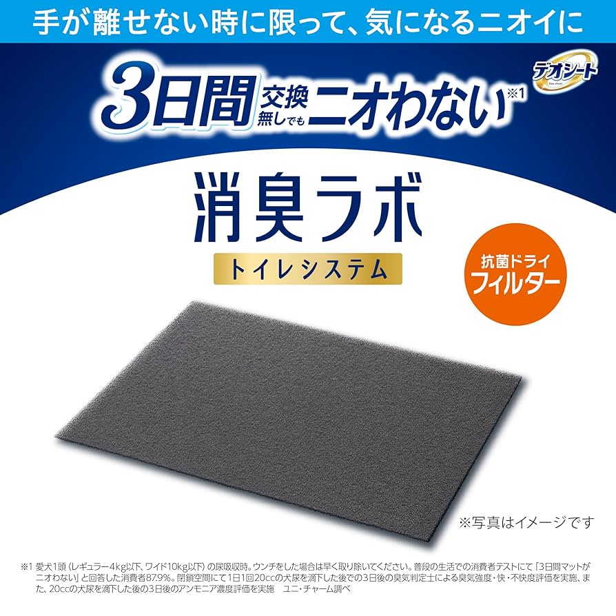 デオシート消臭ラボ 抗菌ドライフィルター ワイド 2枚 4520699649336_999_0_2024040817