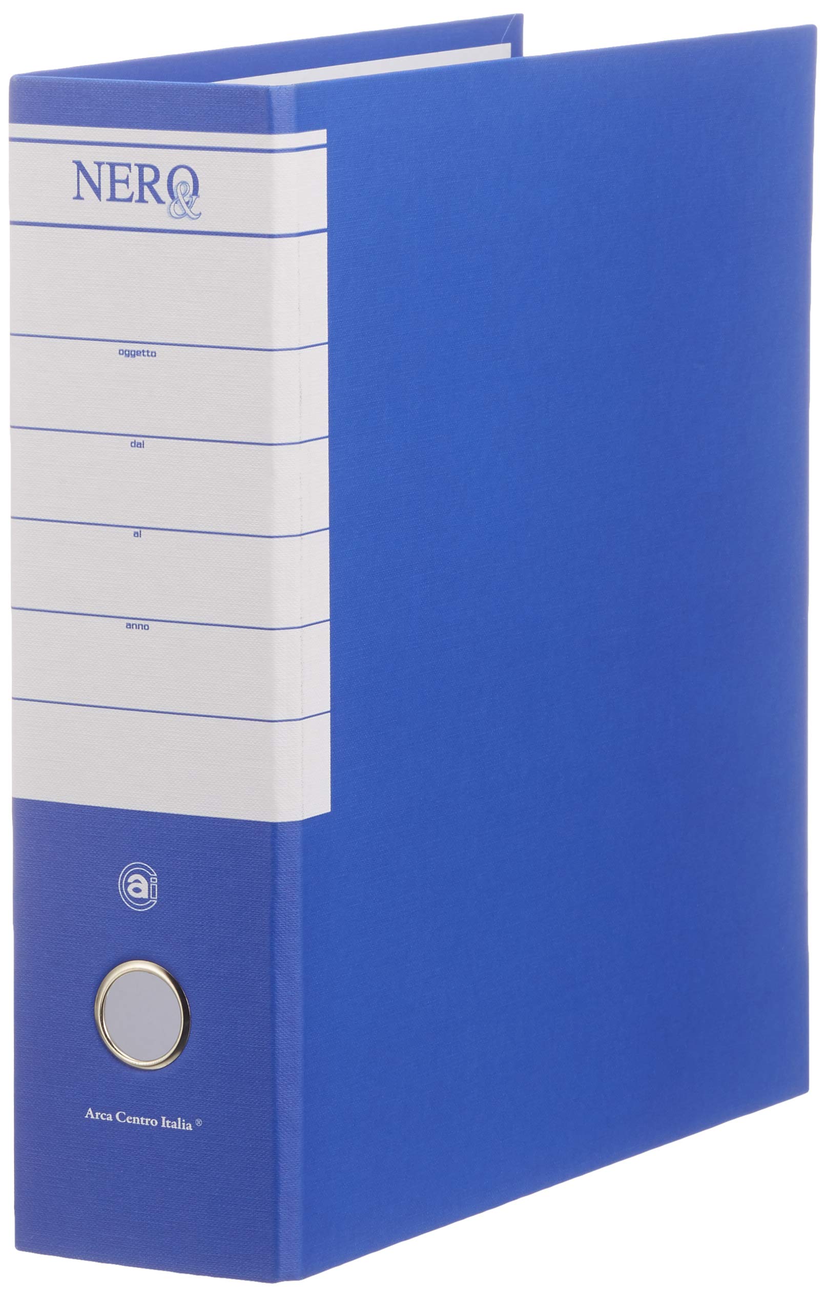 Nero & 0201156.BS Registratore Commerciale, Blu Scuro, Dorso 8 cm