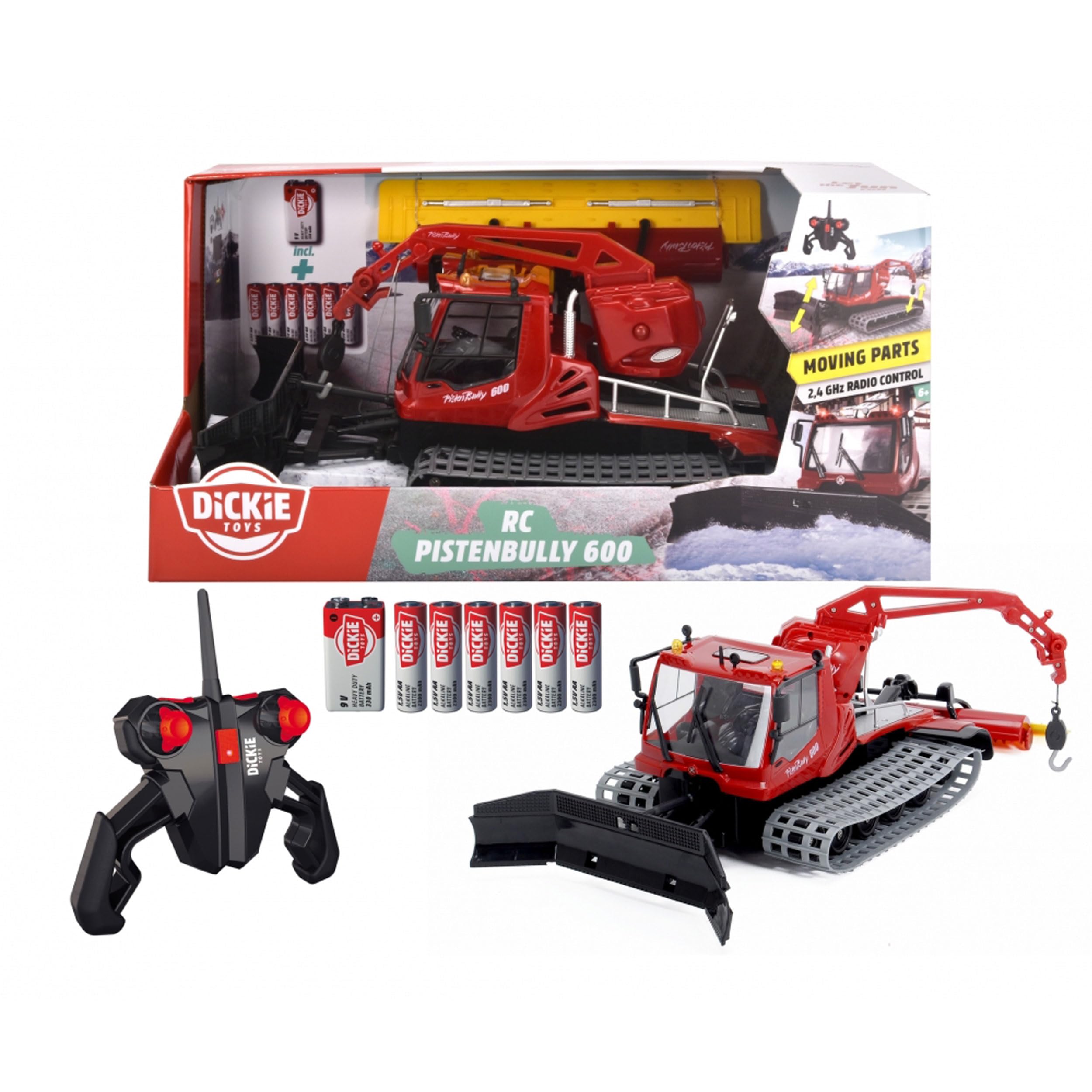 Dickie Toys 201108001 RC Pistenbully 600, RTR, 26 cm