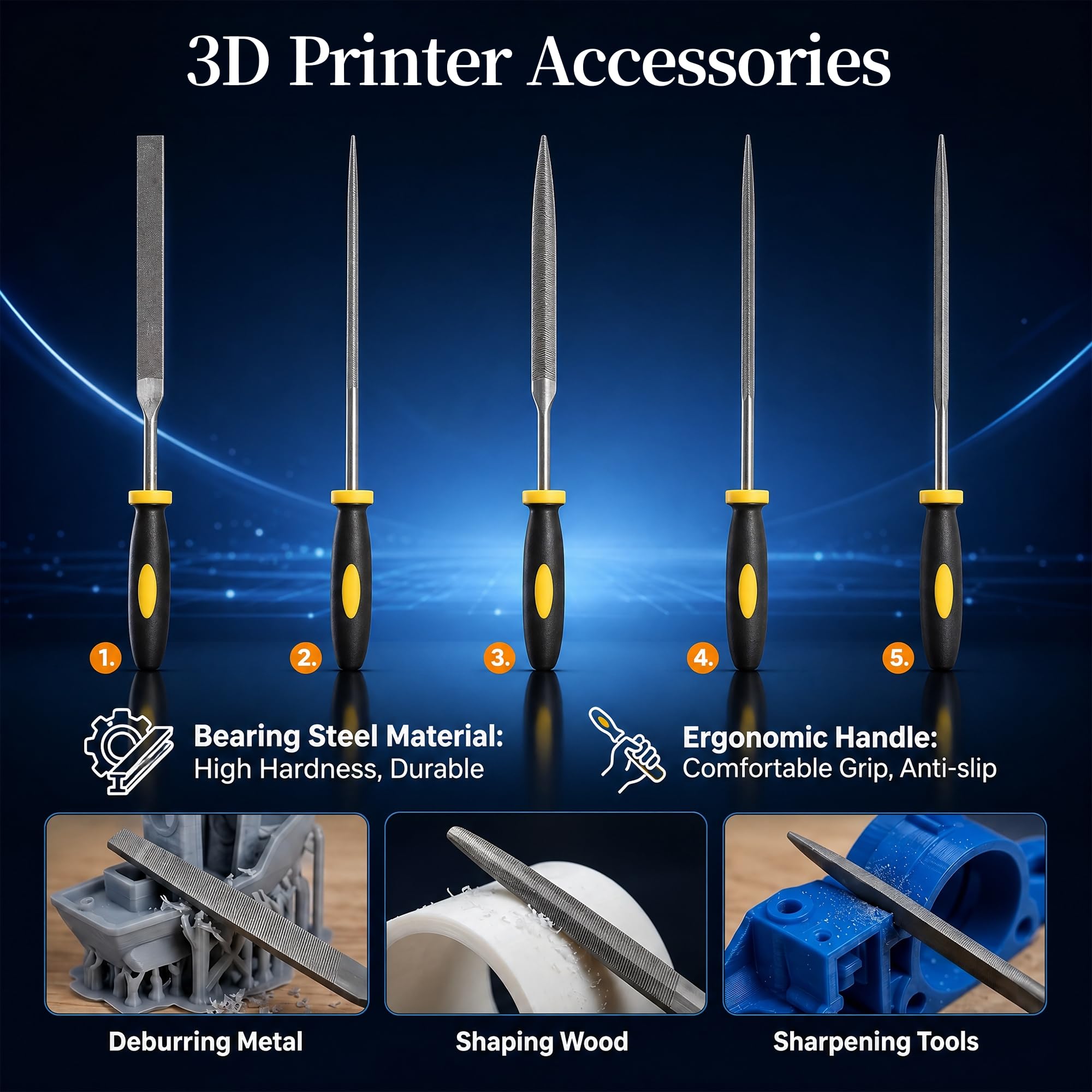 3D Printer Tool Kit - 46 Piece Set -3