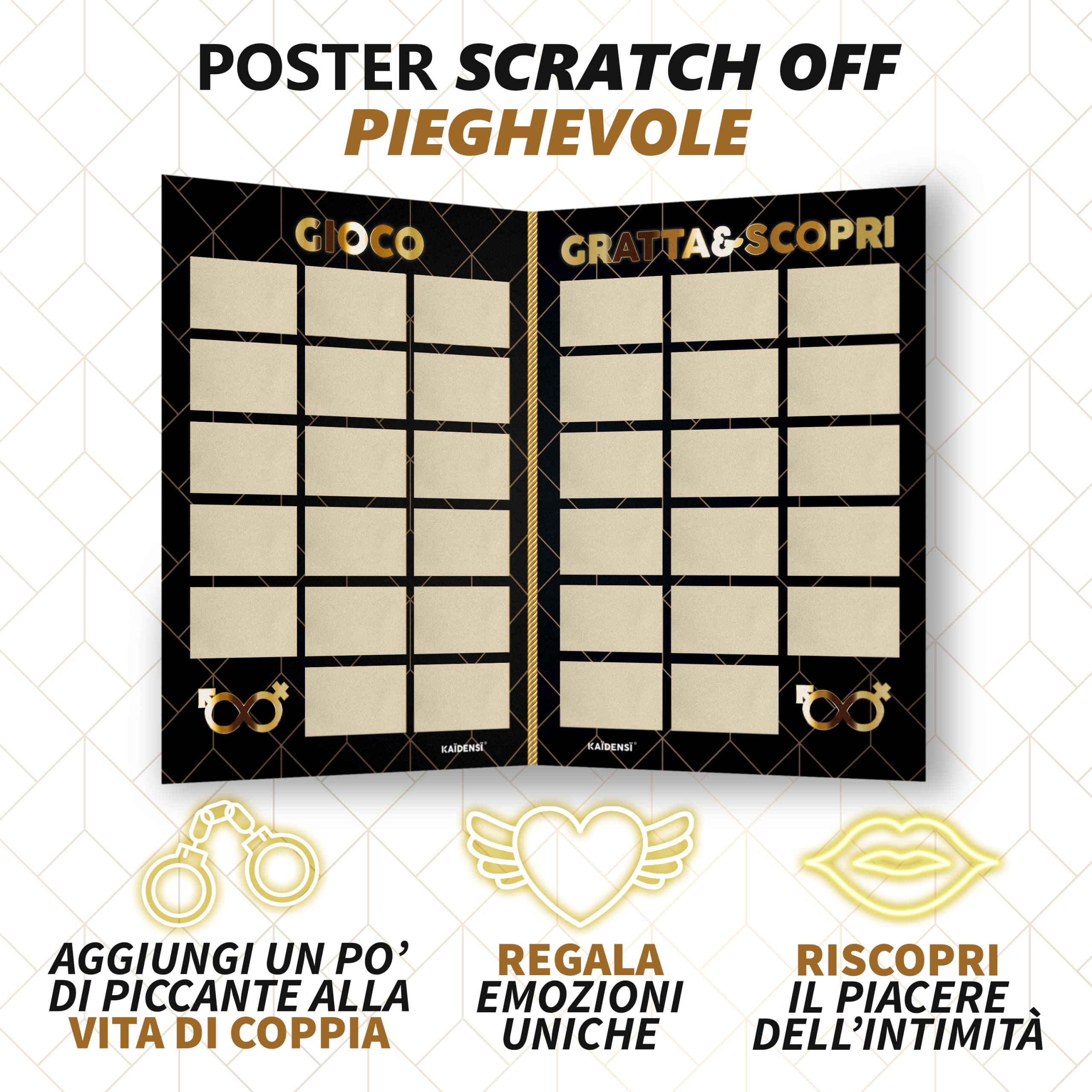Idea Regalo Natale 2026 Originale - Calendario della Passione Gratta e Vinci - Idee Regali Divertenti Anniversario - Pensieri di Coppia Originali - Sorprese Romantiche Compleanno