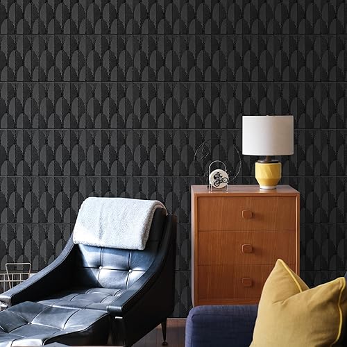 Miniatura 2 de STICKGOO Paquete de 12 paneles de pared 3D, paneles decorativos de PVC de 19.7 x 19.7 pulgadas, diseño de cactus, paneles de pared texturizados 3D