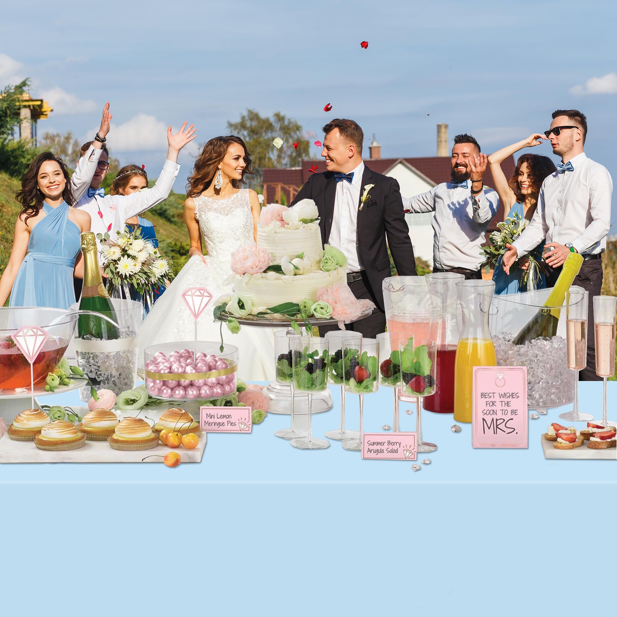 Newwiee Lot De 3 Nappes Rectangulaires Réutilisables En Plastique Vert Sauge Pour Tables D'anniversaire, De Mariage, De Fêtes Prénatales, 274 X 130 Cm