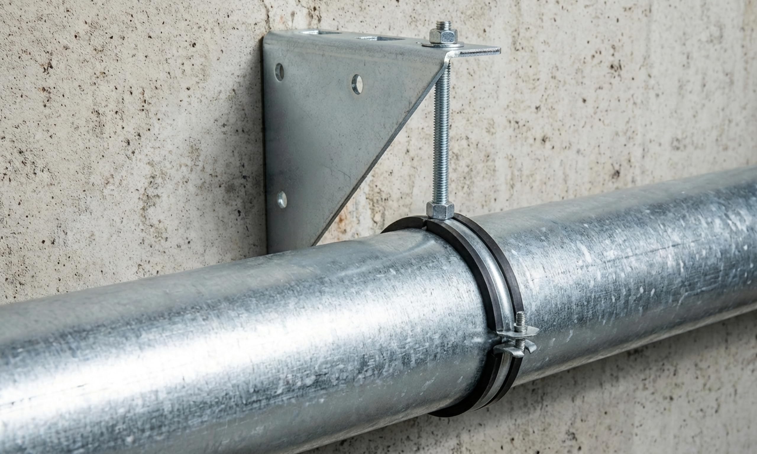 Abrazadera de manguera de acero de 3/8 pulgadas, con inserto amortiguador EPDM, para fijación de tuberías - (50 piezas)
