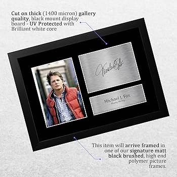 Amazon.co.jp: HWC Trading FR A4 Michael J Fox Back to the