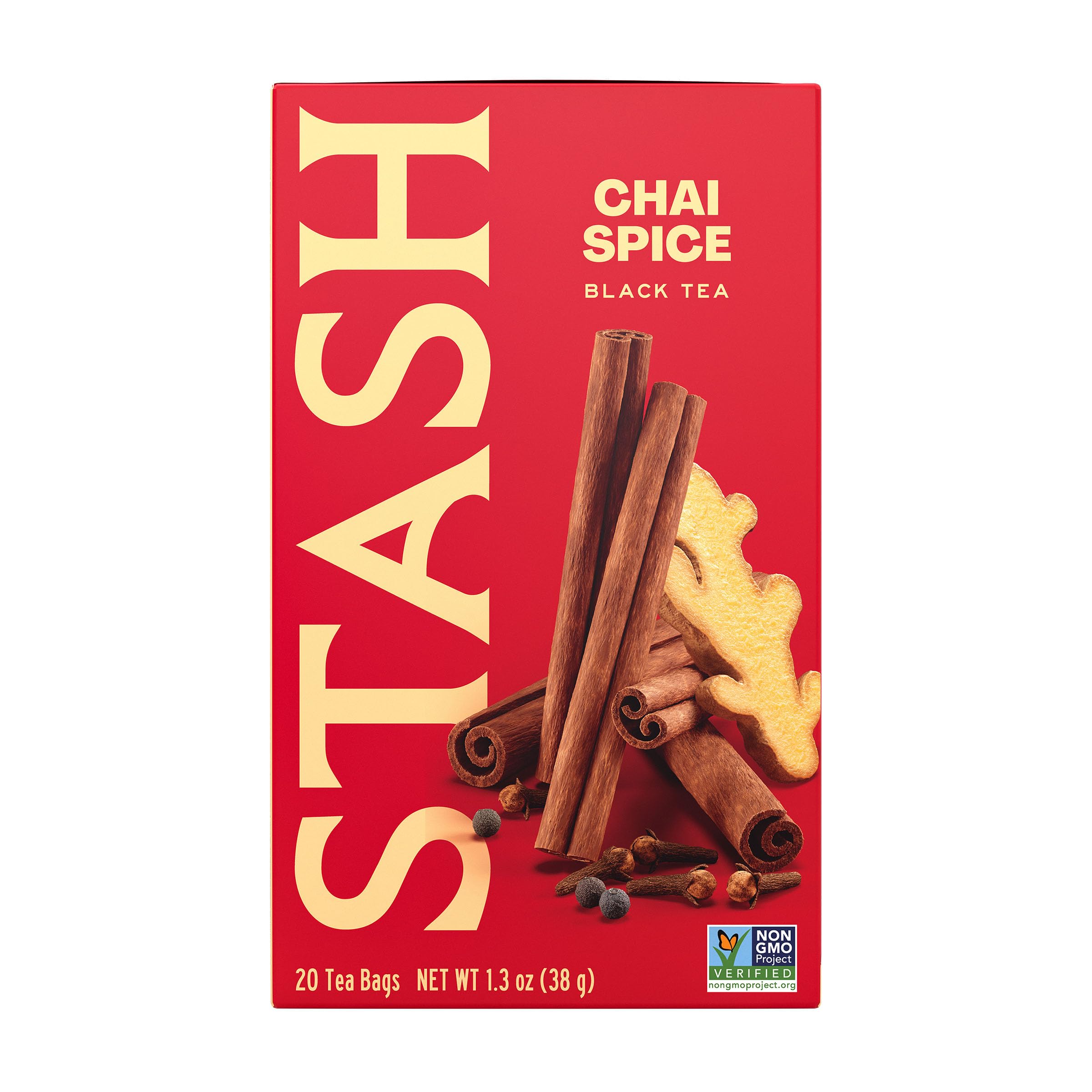 Stash Tea Chai Spice Black Tea, 6 Boxes with 20 Tea Bags Each (120 Tea Bags Total)