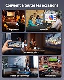 2026 HDMI sans Fil, USB C Émetteur et Récepteur,5.8G Transmission sans Fil HDMI, Plug & Play, 50m pour Vidéo Audio Depuis i-Phone/Tablet/Portable/PC Boîtier TV avec USB C vers Moniteur/Projecteur/TV - 8