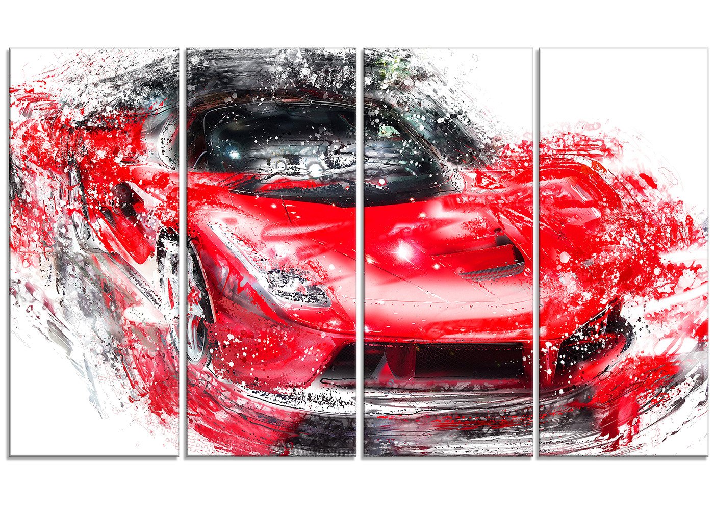 CORVETTE C7 GRAND SPORT CABRIO - DÉCORATION MURALE EN MÉTAL