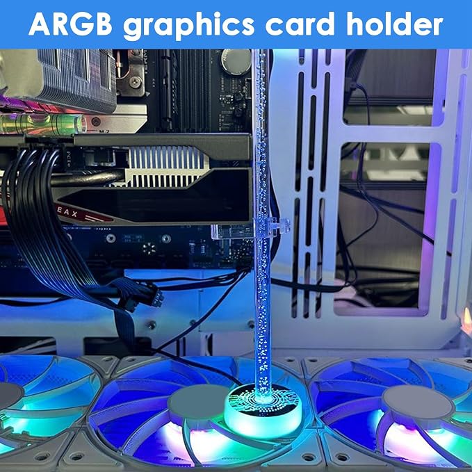 Soporte vertical para tarjeta gráfica ARGB con ajuste de altura miniatura 6