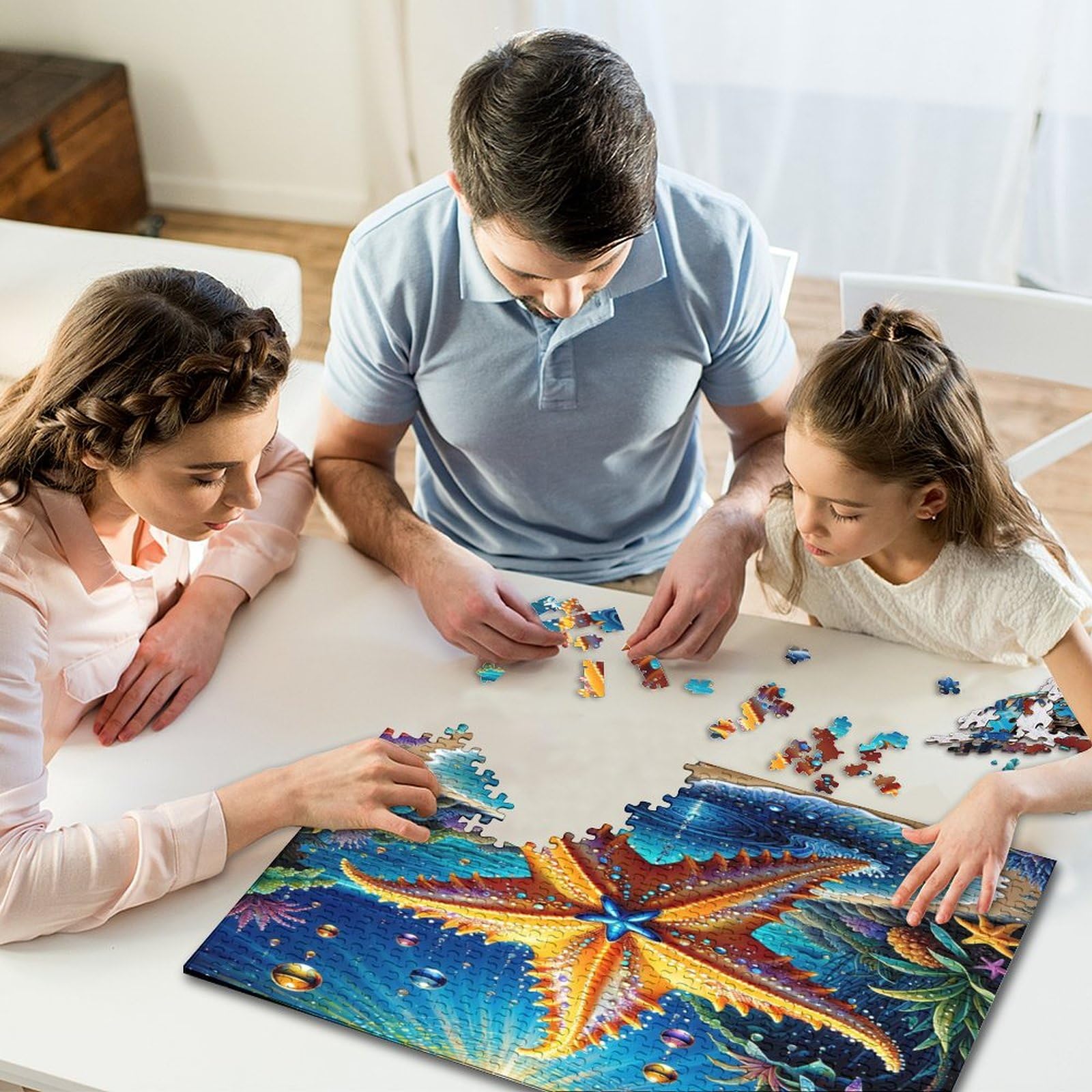 The Moon And Stars Puzzle Per Adulti Puzzle Da 1000 Pezzi Puzzle Per Adulti Puzzle Da 1000 Pezzi Gioco Di Puzzle Impegnativo Gioco Di Puzzle 1000pcs (75x50cm