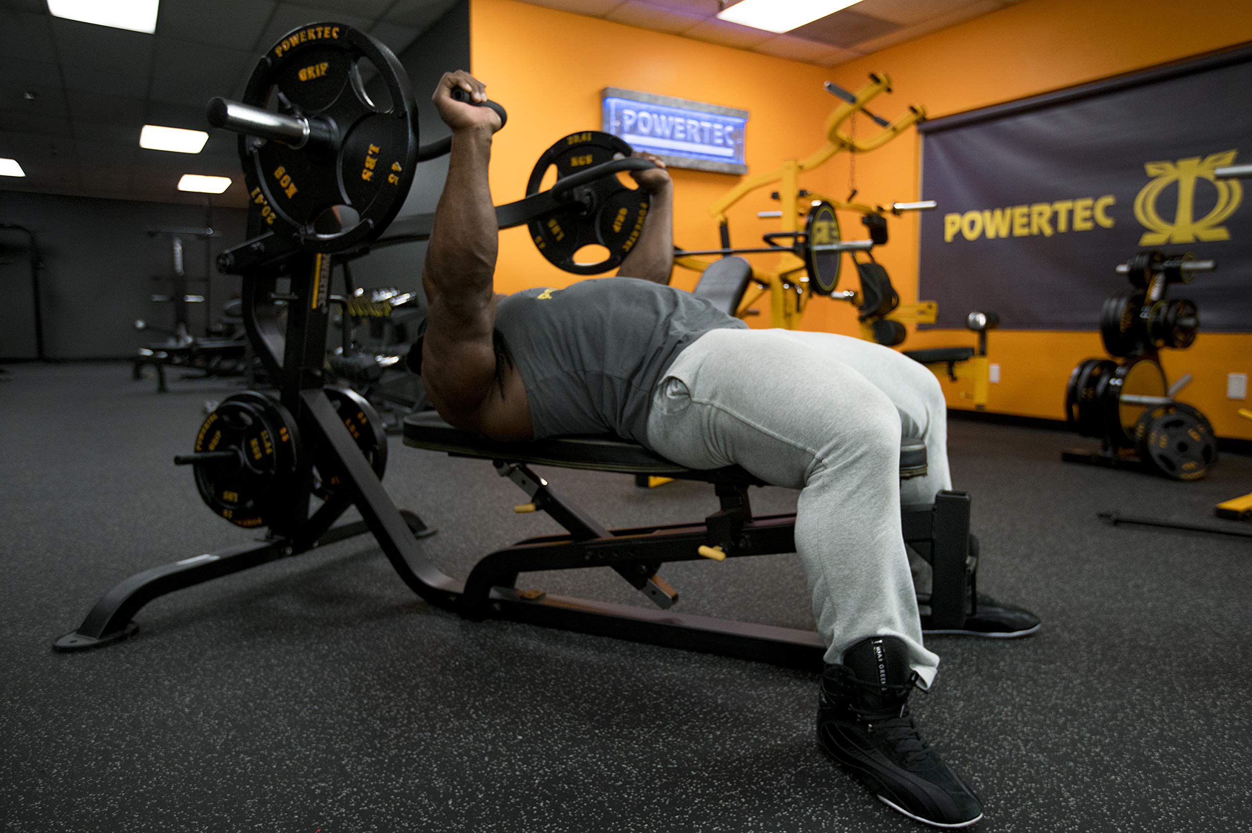 Amazon | Powertec Fitness マルチプレス ワークベンチ ブラック