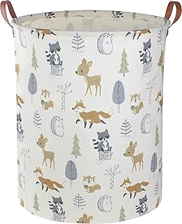 NTAOHAMPER Baby Laundry Hamper,kids laundry Basket,Waterproof Storage Bin for Bedroom,Clothes Organizer Basket,Toys Box,Room Decor(Animal)