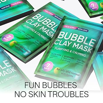 ［新品未使用品］Bubble mask cleanse Amazon.com : PUREDERM Deep Purifying Green O2 Bubble Mask
