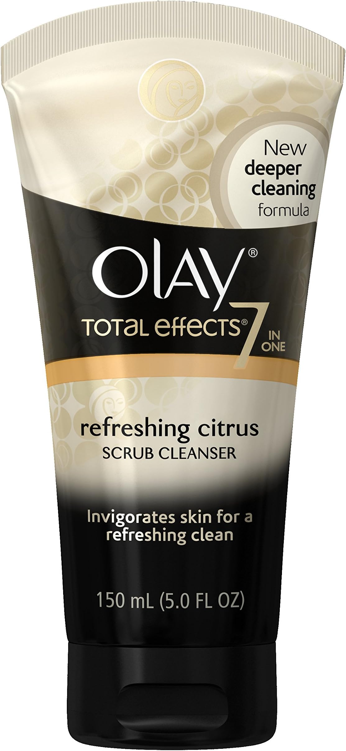 Olay Total Effects Refreshing Citrus Scrub Face Cleanser, 5.0 Ounce