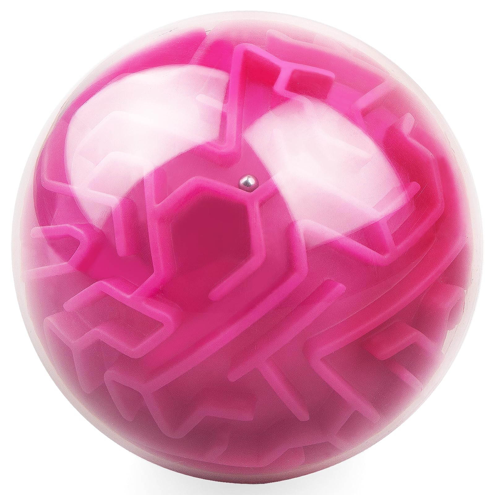 victob 3D Memory Maze Ball Puzzle Toy for Kids Teen Adults, Low Difficulty Hard Challenges Game, Brain Teasers Game, Stress Relief Toy, Christmas