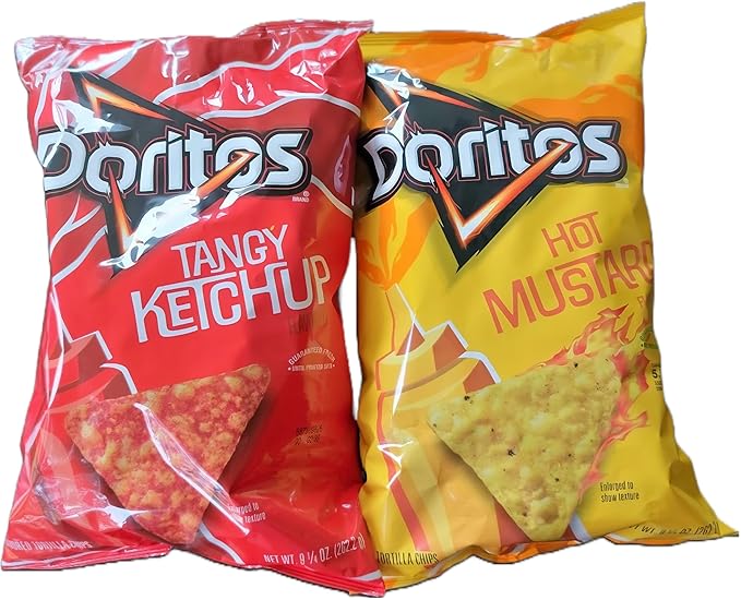 Doritos Hot Mustard & Tangy Ketchup Variety Pack 1 Tangy