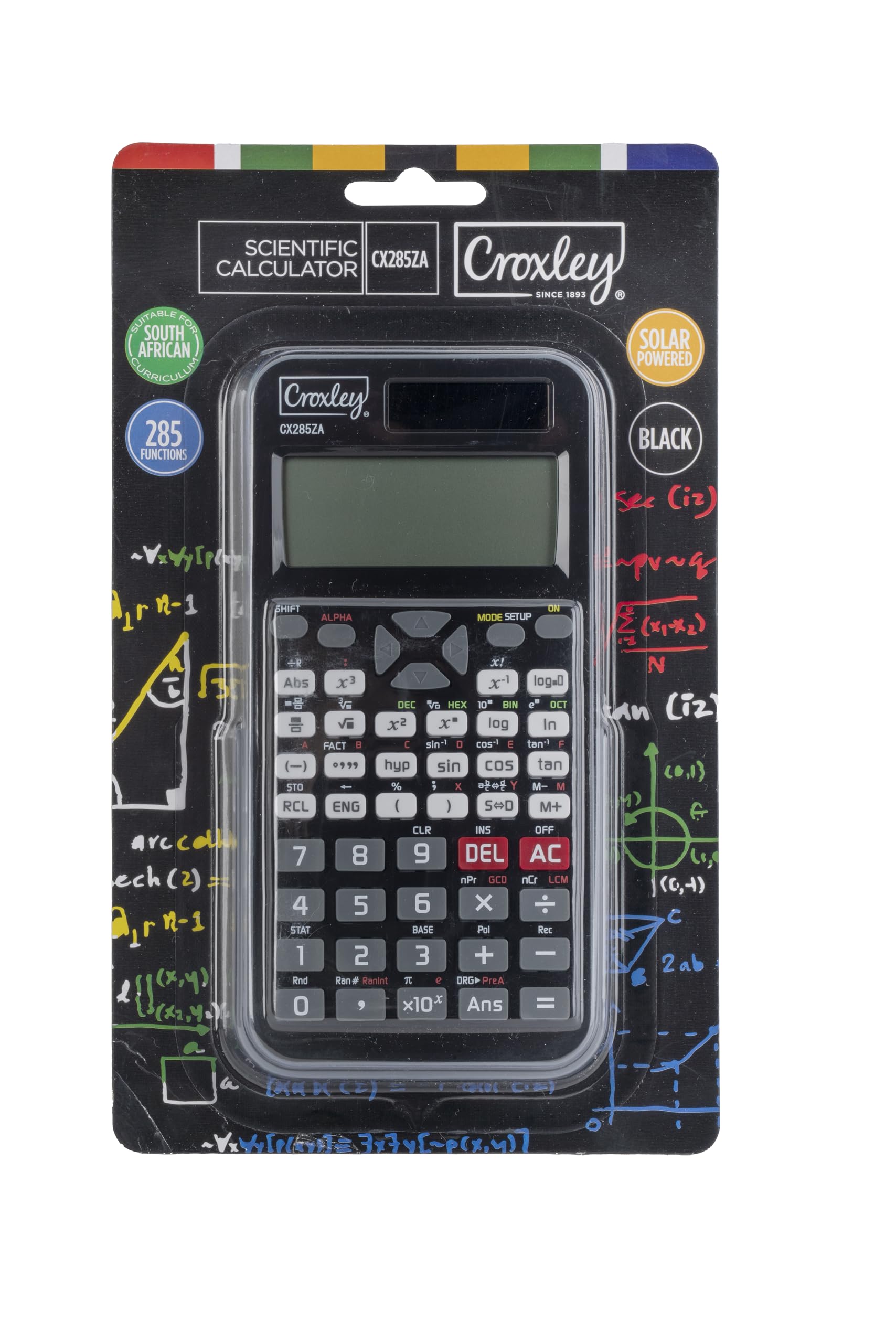 CROXLEY Scientific Calculator- Black : Amazon.co.za: Office Products