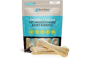 Raw Paws Beef Rawhide Chews for Large Dogs