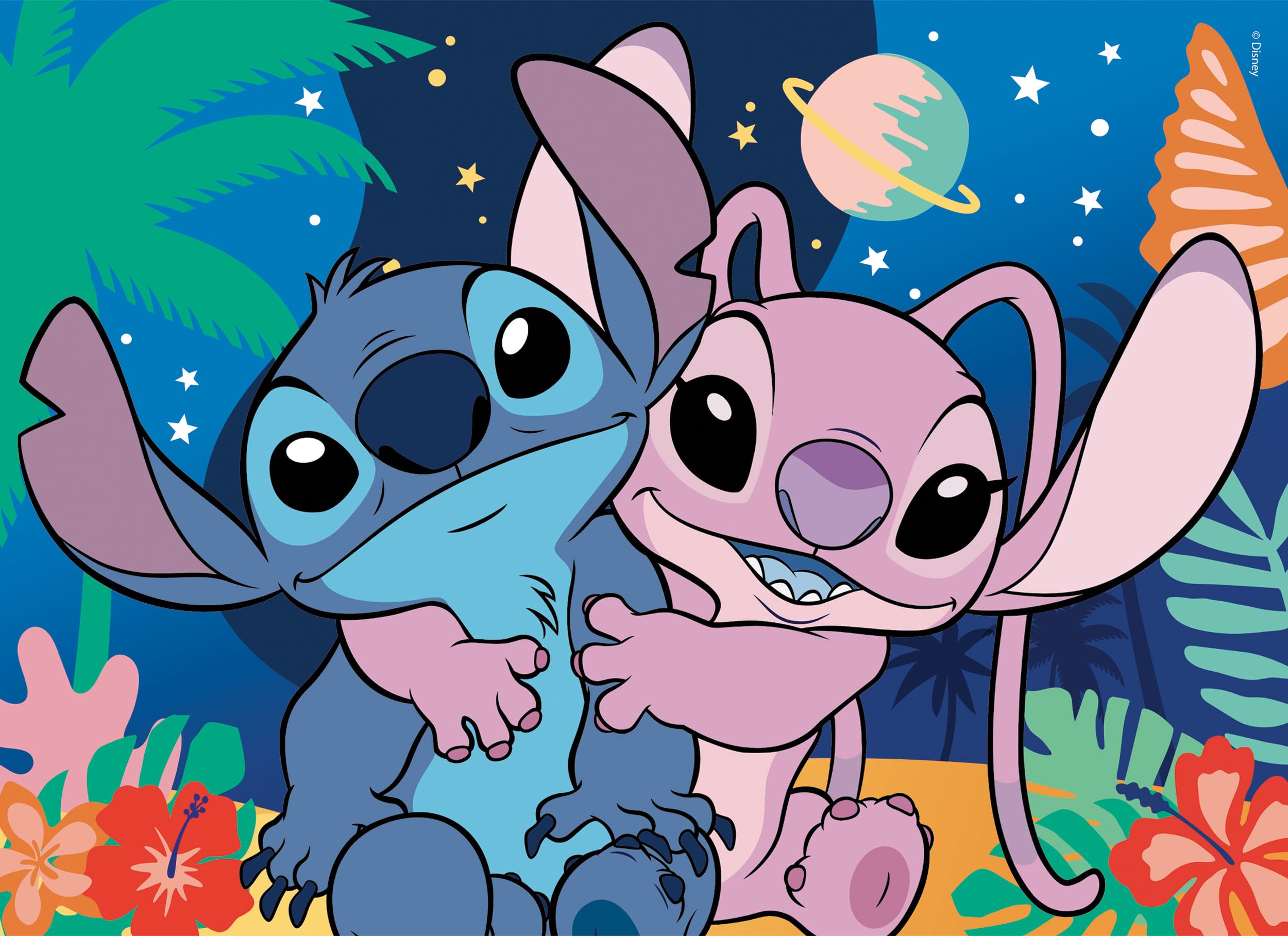 Puzzle DISNEY LILO & STITCH MaxiPlus 24 piezas doble cara para niños 3+ 25x35 cm