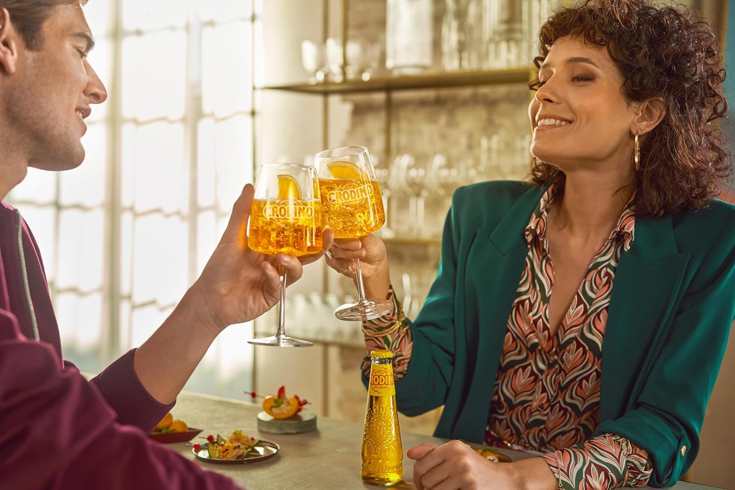 Crodino Biondo - Aperitivo Analcolico Pronto da Bere, 3 Bottigliette da 17,5 cl - Immagine 3