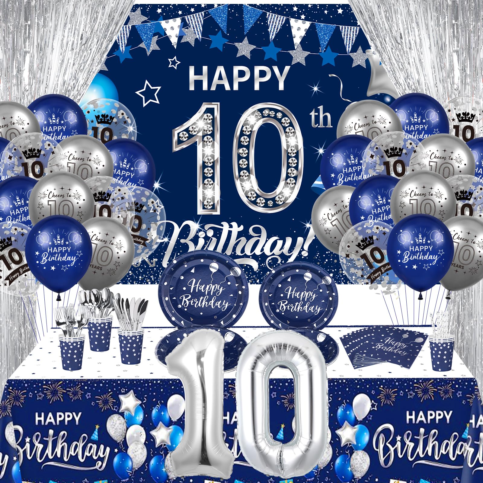 Amazon.com: 10th Birthday Decorations for Boys and Girls