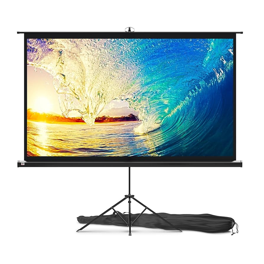 PropVue プロジェクター スクリーン 84インチ 16：9 ジャンク Amazon.com: PropVue Projector Screen with Stand 84