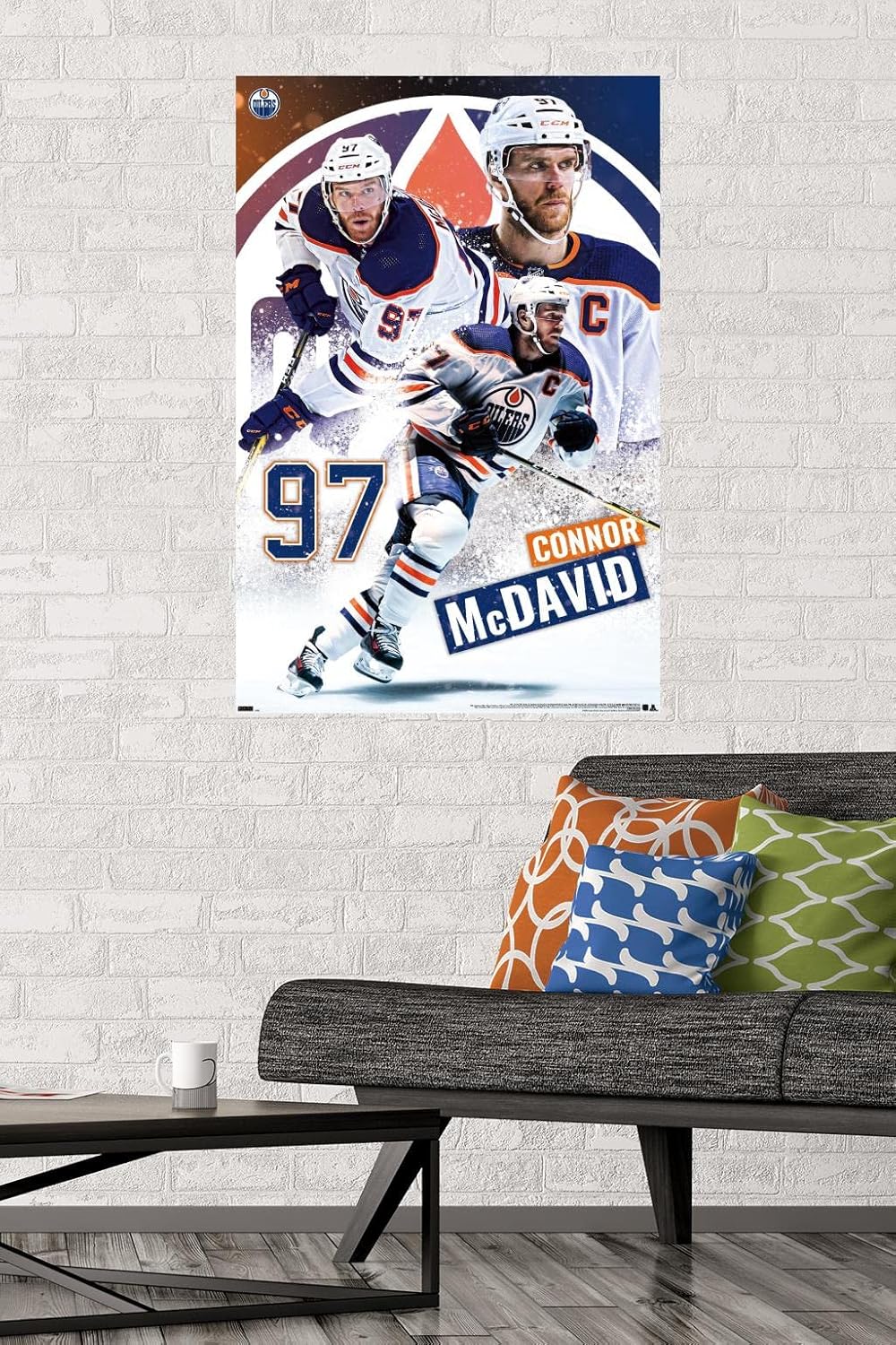 NHL Edmonton Oilers - Connor McDavid 22 Wall Poster, 34L" x 22.4W", Unframed Version - Image 2
