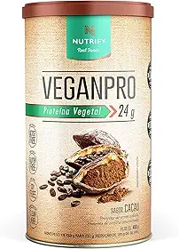 Nutrify - VeganPro Cacau em Pó 450G - Proteína Vegetal Sustentabilidade