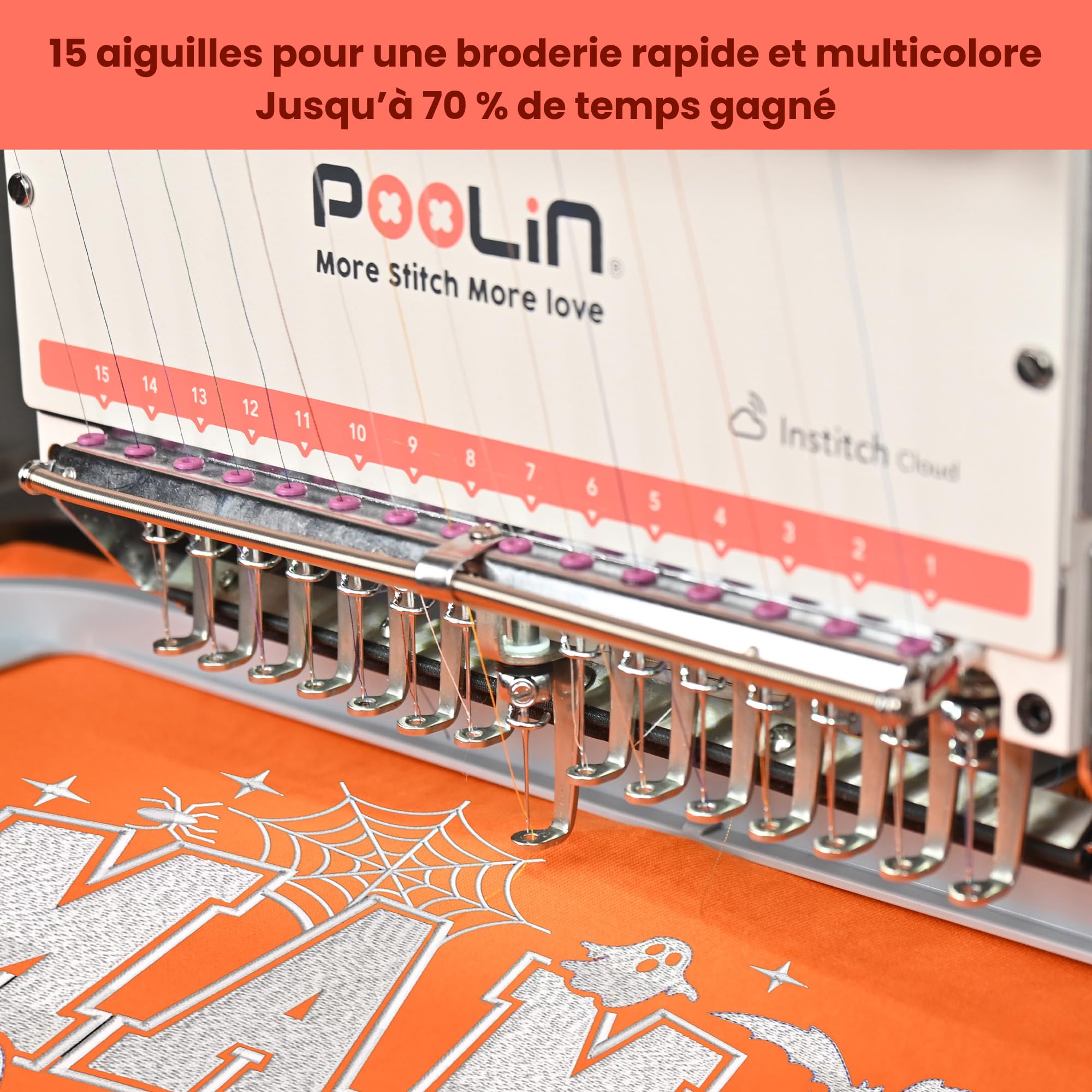 PooLin EOM : Machine à Broder Professionnelle Industrielle et Compacte. Lancez Votre Projet d'entreprise Commerciale. Personnalisez des Casquettes, Chapeaux, Chemises, Pulls et bien plus encore.