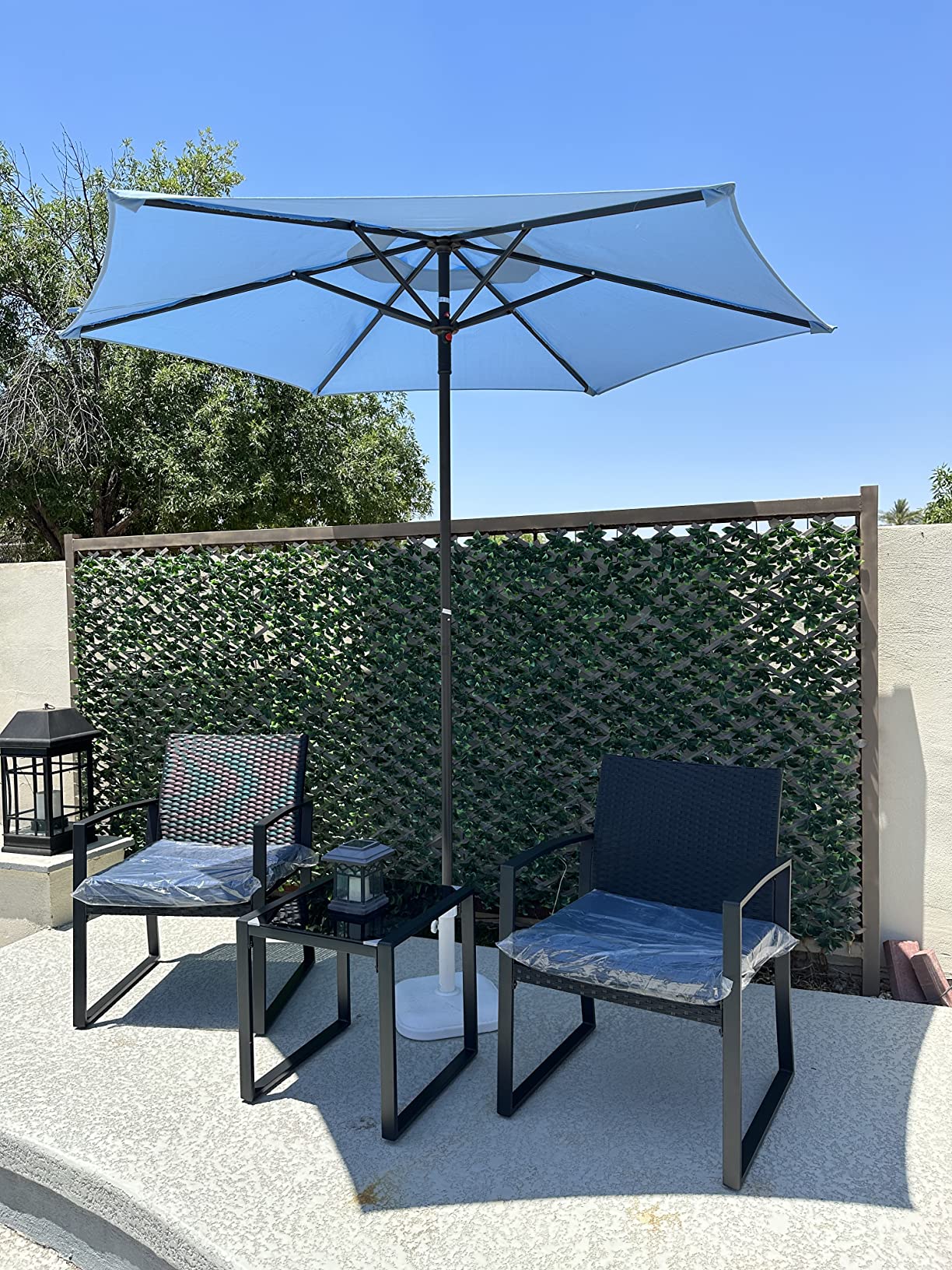 16/mo Finance Oakmont 3 Pieces Patio Furniture Set Outdoor Wicker