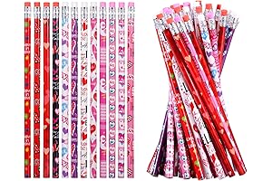 72-Count Valentine's Day Pencils: Perfect for Holiday Celebrations and Classroom Enrichment