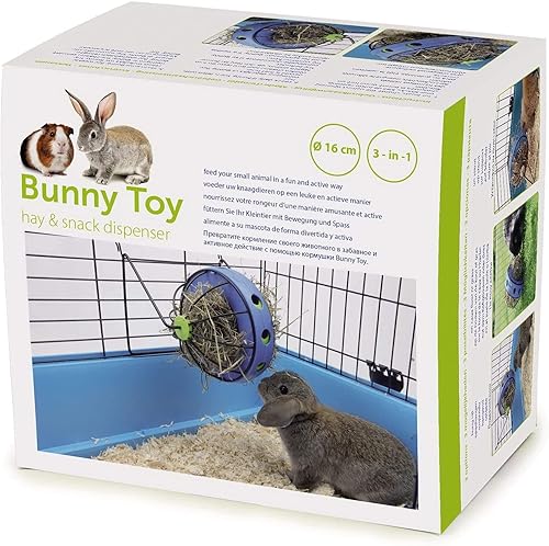 Savic 0195 Bunny Toy Ø 6.3 in, azul-negro