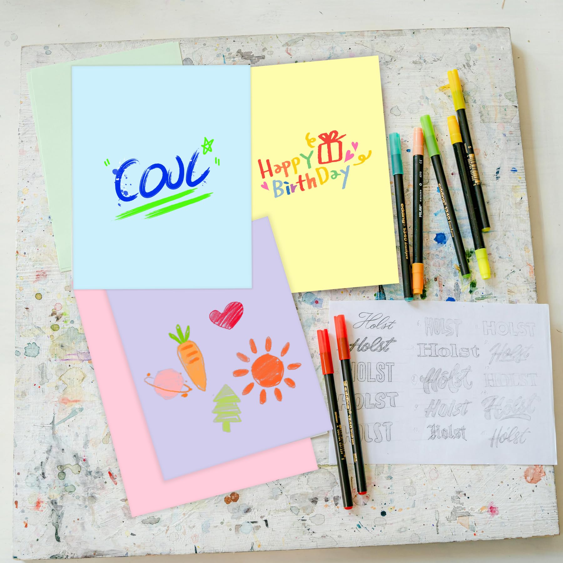 600 Sheets Colored Paper 8.5 X 11 - Color Printer Copy Paper 22lb/80gsm Double Sided Origami for DIY Art Craft,5 Pastel Colors - Image 6